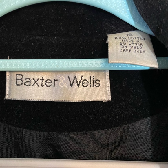 VTG Baxter & Wells Classic Velvet Blazer - Picture 5 of 8